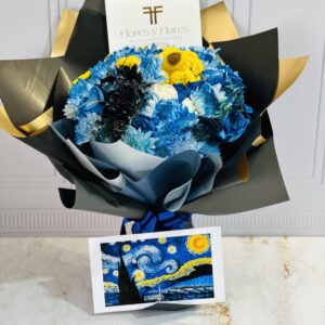 Bouquet noche estrellada